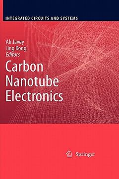 portada carbon nanotube electronics (en Inglés)