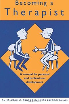 portada becoming a therapist: a manual for personal and professional development (en Inglés)