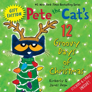 portada Pete the Cat's 12 Groovy Days of Christmas Gift Edition 
