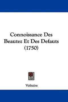 portada connoissance des beautez et des defauts (1750) (en Inglés)
