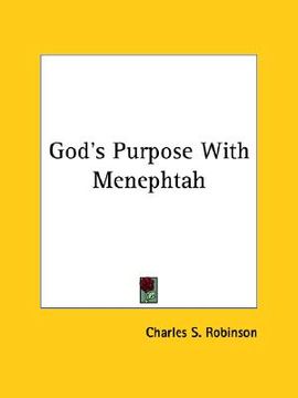 portada god's purpose with menephtah (en Inglés)