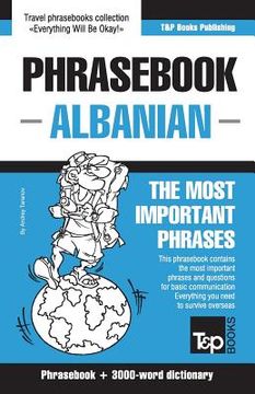 portada English-Albanian phrasebook and 3000-word topical vocabulary (in English)
