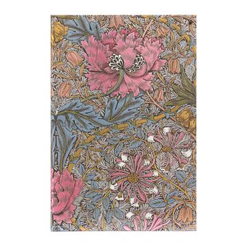 portada Paperblanks | Morris Pink Honeysuckle | William Morris | Mini | Address Book | Elastic Band Closure | 128 pg | 120 gsm (en Inglés)