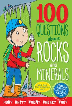 portada 100 Questions about Rocks & Minerals (en Inglés)