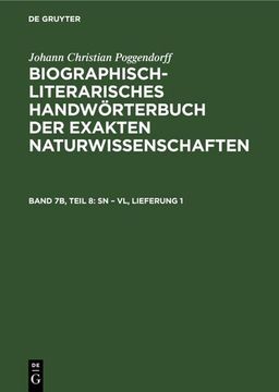portada Sn¿ Vl, Lieferung 1 (in German)