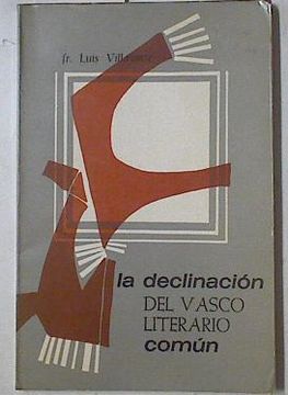 portada Declinacion del Vasco Literario Comun la
