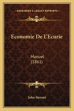portada Economie De L'Ecurie: Manuel (1861) (en Francés)