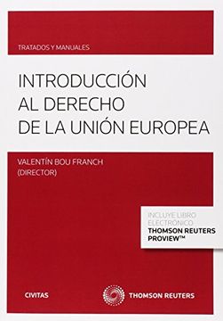 portada Introducción al Derecho de la Unión Europea (Papel + e-book) (Tratados y Manuales de Derecho)