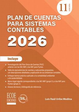 portada Plan de cuentas para sistemas contables 2026