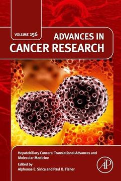 portada Hepatobiliary Cancers: Translational Advances and Molecular Medicine (Volume 156) (Advances in Cancer Research, Volume 156) (en Inglés)