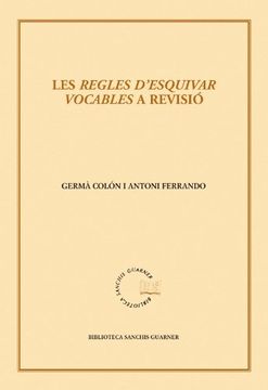 portada Les "Regles d'esquivar vocables" a revisió (Biblioteca Sanchis Guarner)