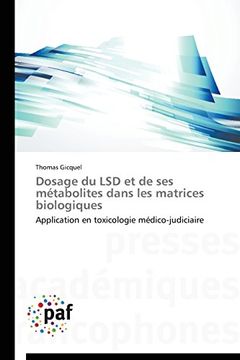 portada Dosage du LSD et de ses métabolites dans les matrices biologiques
