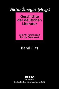 portada Geschichte der Deutschen Literatur Band Iii/1 (in German)