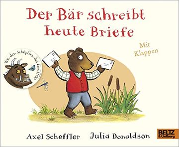 portada Der bär Schreibt Heute Briefe: Pappbilderbuch mit Klappen (en Alemán)