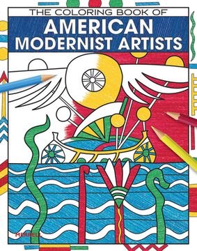 portada The Coloring Book of American Modernist Artists (en Inglés)