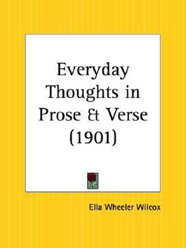 portada everyday thoughts in prose and verse (en Inglés)