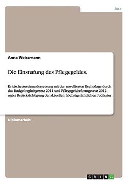 portada Die Einstufung Des Pflegegeldes.