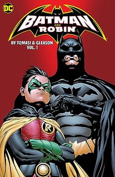portada Batman and Robin by Peter j. Tomasi and Patrick Gleason Book one (en Inglés)