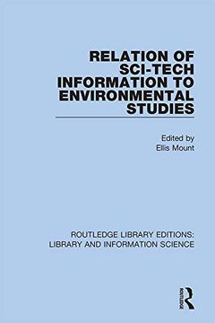 portada Relation of Sci-Tech Information to Environmental Studies (en Inglés)