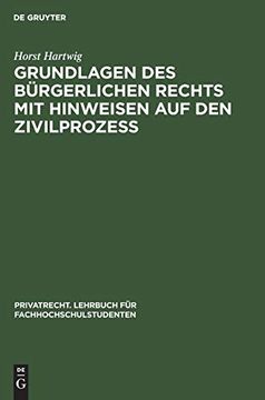 portada Grundlagen des Bürgerlichen Rechts mit Hinweisen auf den Zivilprozeß (in German)