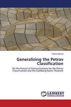 portada Generalizing the Petrov Classification