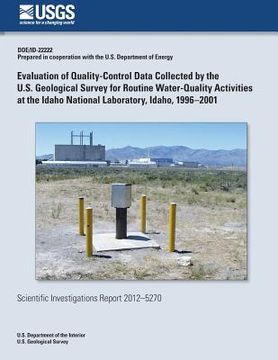 portada Evaluation of Quality-Control Data Collected by the U.S. Geological Survey for Routine Water-Quality Activities at the Idaho National Laboratory, Idah (in English)