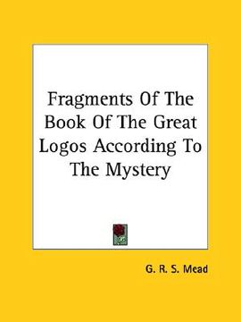 portada fragments of the book of the great logos according to the mystery