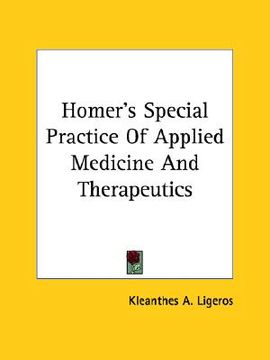 portada homer's special practice of applied medicine and therapeutics (in English)