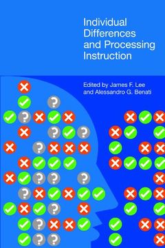 portada Individual Differences and Processing Instruction (in English)