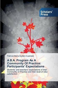 portada A B.A. Program as a Community of Practice: Participants' Expectations