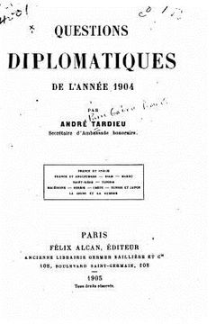 portada Questions diplomatiques de l'année 1904 (en Francés)