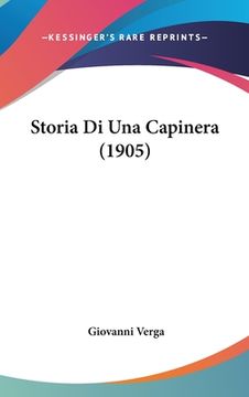 portada Storia Di Una Capinera (1905) (in Italian)