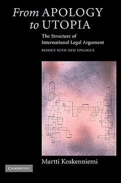 portada From Apology to Utopia Hardback: The Structure of International Legal Argument (in English)
