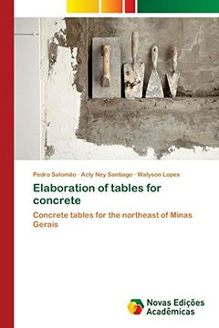 portada Elaboration of Tables for Concrete
