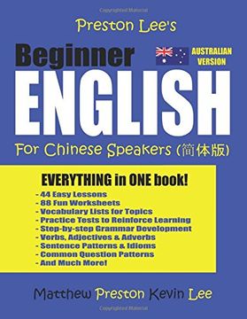 portada Preston Lee's Beginner English for Chinese Speakers (Australian) 
