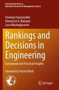 portada Rankings and Decisions in Engineering: Conceptual and Practical Insights (in English)