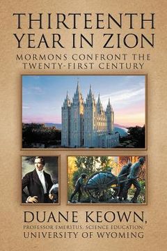 portada thirteenth year in zion: mormons confront the twenty-first century (in English)