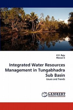portada integrated water resources management in tungabhadra sub basin (en Inglés)