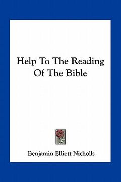 portada help to the reading of the bible (en Inglés)