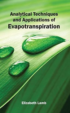 portada Analytical Techniques and Applications of Evapotranspiration