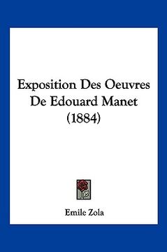 portada Exposition Des Oeuvres De Edouard Manet (1884) (en Francés)