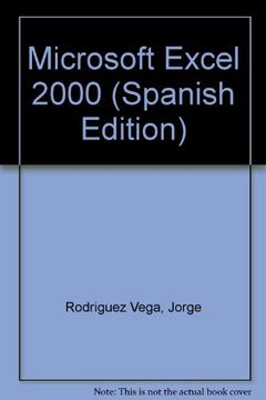 portada Microsoft Excel 2000 Iniciacion y Referencia (in Spanish)