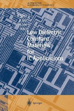portada low dielectric constant materials for ic applications (en Inglés)
