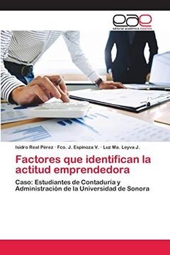 portada Factores que Identifican la Actitud Emprendedora