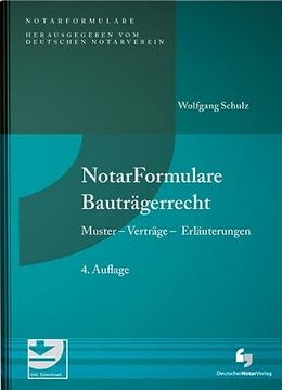 portada Notarformulare Bauträgerrecht (en Alemán)