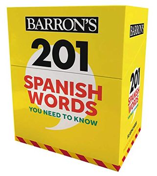 portada 201 Spanish Words you Need to Know Flashcards (in Spanish)