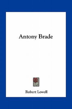 portada antony brade (in English)