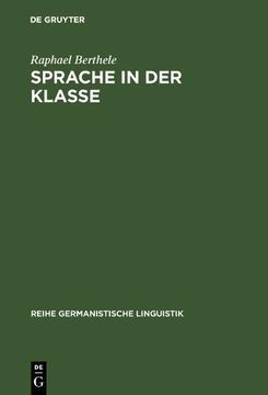 portada Sprache in Der Klasse (M & P Schriftenreihe Fur Wissenschaft Und Forschung)