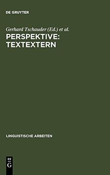 portada Perspektive: Textextern: Akten des 14. Linguistischen Kolloquiums Bochum 1979, bd. 2 (en Alemán)