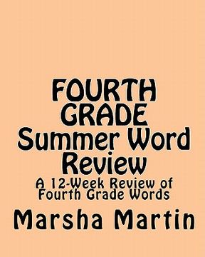 portada fourth grade summer word review (en Inglés)